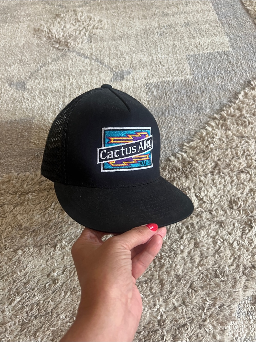 Classic Black Mesh Back Trucker Hat